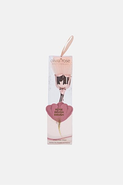 Olivia Rose Rose Flower Makeup Brush, Peach