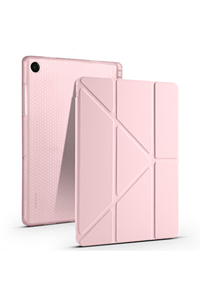 Fuchsia Tri-Folding Case with Pen Slot Compatible with Galaxy Tab A11 Plus