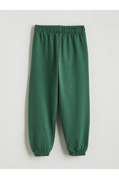 LC Waikiki Lcw Baby Green Elastic Waist Baby Boy Jogger Sweatpants