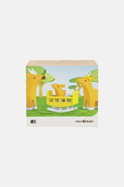 Halftoys Baby Savannah 3D Magnetic Puzzle, Brown Combo