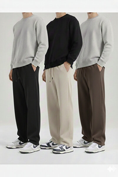 ALİ.COM Set of 3 Opportunity Product High Quality Loose Fit Flexible Comforta...