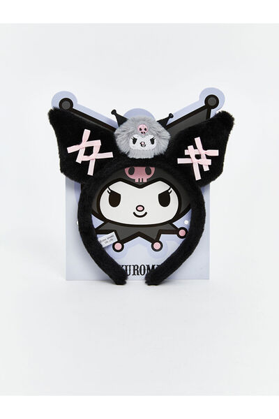 LC Waikiki Coroană de pluș pentru fete cu figurina Kuromi, alegere strălucito...