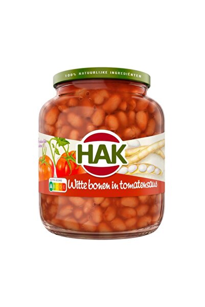 HAK fasole alba boabe in sos tomat 720g