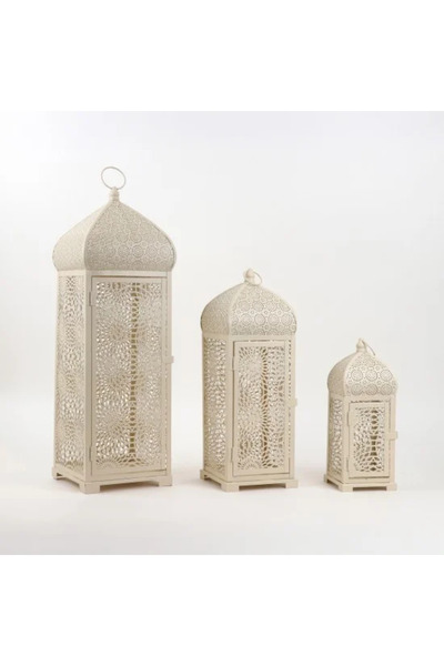 Generic Metal lantern set - 3 sizes