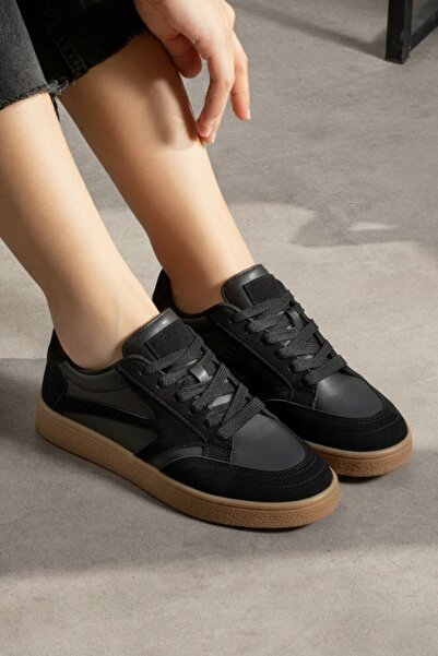 NAVİSHOES Women's Lace-Up Sports Shoes Sneaker Casual School 121Nav