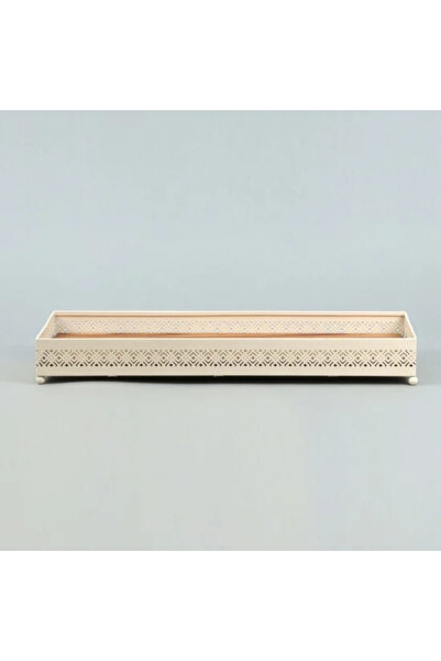 Generic Decorative wooden and metal serving tray