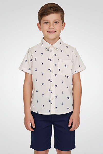 Freestyle طقم ملابس للأطفال الأولاد مكون من قطعتين: قميص وشورت مطبوع بالكامل،...