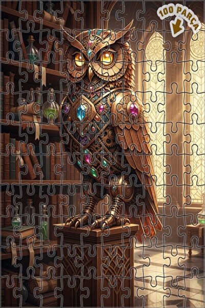 Teona Ahşap لغز خشبي بإطار مزدوج الطبقات بمظهر لوحة زيتية على طراز السحرة الم...