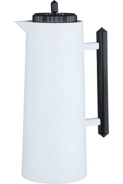 AZOZ MERCHLY Glory Lean Thermos, 1 Liter, Glass Inner Container, Push Button,...