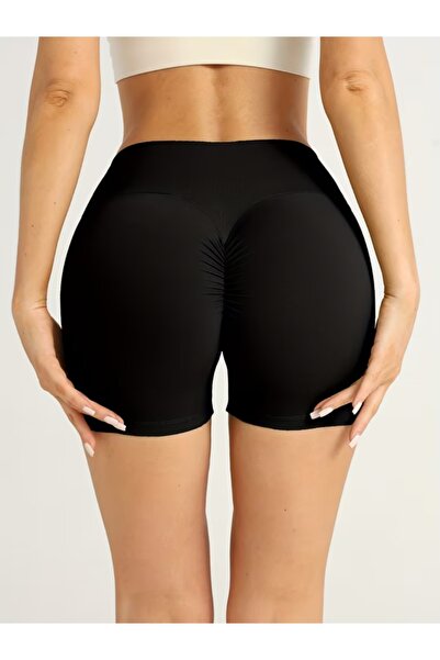 MAROVOAY Висококачествени еластични мини клинчета с набрана част отзад, спорт...