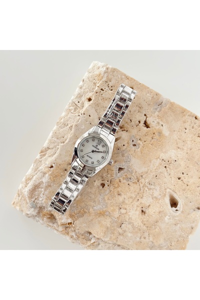 Vesce Atelier Suvis Silver Watch White