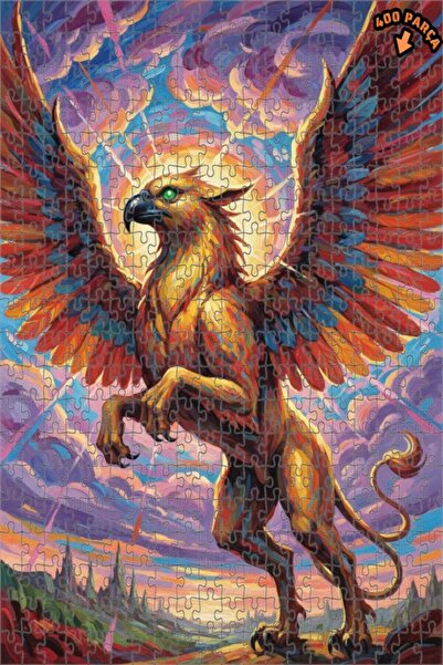 Teona Ahşap لغز خشبي مؤطر بطبقتين من آرت غريفين الفاخرة 400 قطعة 35×35