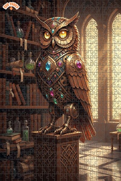 Teona Ahşap لغز خشبي بإطار مزدوج الطبقات بمظهر لوحة زيتية على طراز السحرة الم...