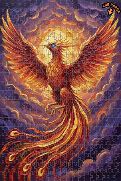 Teona Ahşap لغز خشبي بمظهر لوحة زيتية لـ 'سيد اللهب' 400 قطعة 35×35