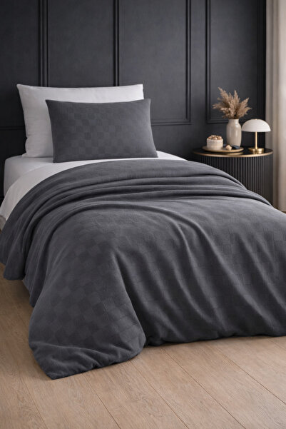 Güvenal Looq Jacquard 100% Cotton Single Pillowcase Pike