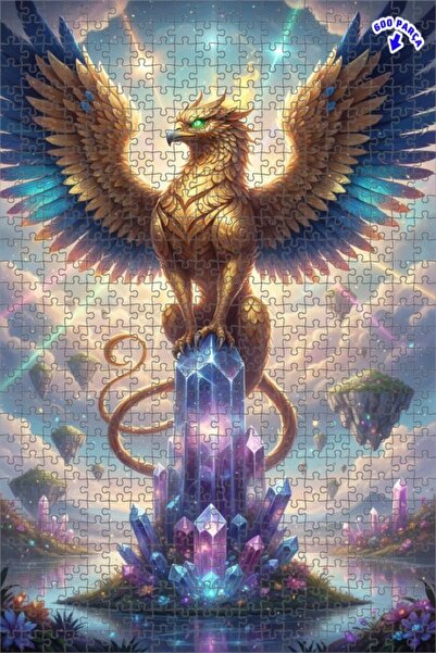 Teona Ahşap لغز خشبي بإطار مزدوج الطبقات من جيرفان كريستال داير، 600 قطعة، 50×35