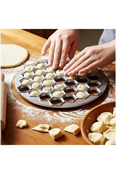 IVORY Paslanmaz Çelik Metal Mantı Yapma Kalıbı 24,5 cm