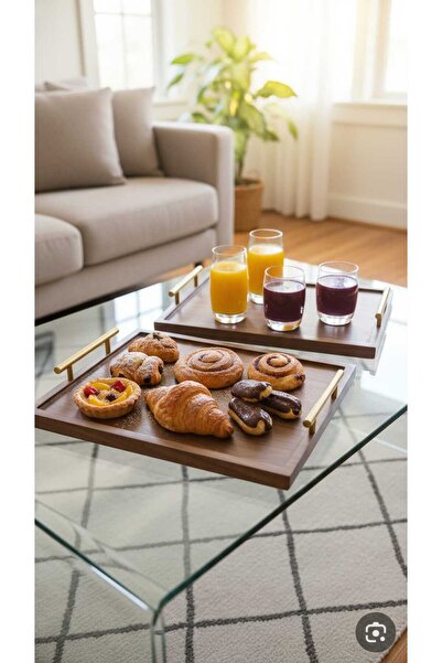 Generic Versatile serving tray set with a luxurious design