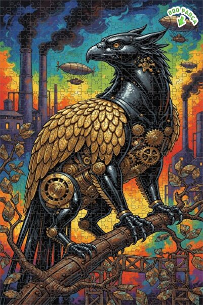 Teona Ahşap لغز خشبي بإطار مزدوج الطبقات بمظهر لوحة زيتية ميكانيكية على طراز ...