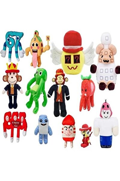 victiny Set 5 plush Steal A Brainrot Game Plush Toy No. 67 Stuffed Doll Child...