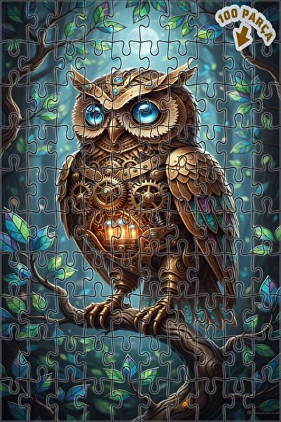 Teona Ahşap لغز خشبي مؤطر بطبقتين من بيرفلي بويتش آرت 100 قطعة 25x25