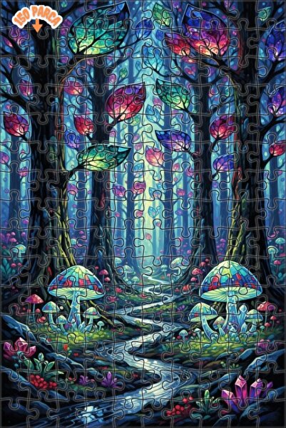 Teona Ahşap لغز خشبي ملون بإطار مزدوج الطبقات بمظهر الألوان المائية 150 قطعة ...