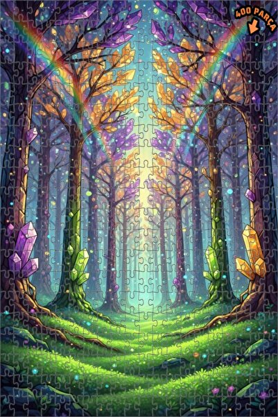 Teona Ahşap لغز خشبي بإطار مزدوج الطبقات من كريستال أوراند ووندرلاند 400 قطعة...