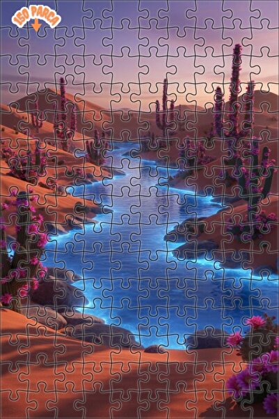 Teona Ahşap لغز خشبي مؤطر بطبقتين من صحراوية فاهاس السحرية 150 قطعة 20×30