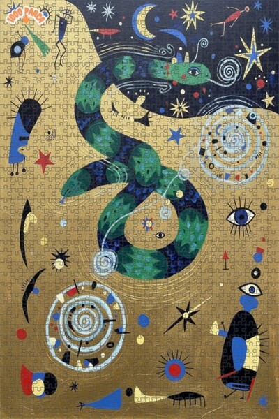 Teona Ahşap لغز خشبي بإطار ذهبي وخلفية خضراء على شكل تنين مطبوع طبقة مكون من ...