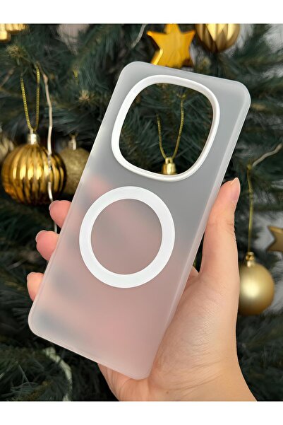 TechTrove Xiaomi Redmi Note 15 İçin Uyumlu Magnetic Halkalı Buzlu Tasarım Sar...