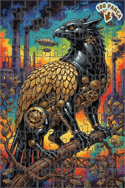 Teona Ahşap لغز خشبي بإطار مزدوج الطبقات بمظهر لوحة زيتية ميكانيكية على طراز ...