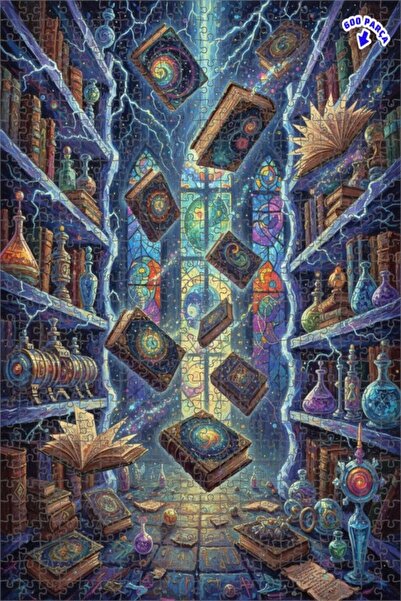 Teona Ahşap ألغاز كتب سحرية، لغز خشبي مؤطر بطبقتين بمظهر لوحة زيتية، 600 قطعة...