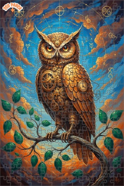 Teona Ahşap لغز خشبي بإطار مزدوج الطبقات من تايم بويتش ستيمبانك 250 قطعة 30x30