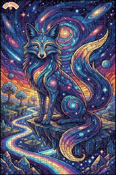 Teona Ahşap لغز خشبي بإطار مزدوج الطبقات من فن الفسيفساء الكوني 500 قطعة 50x30