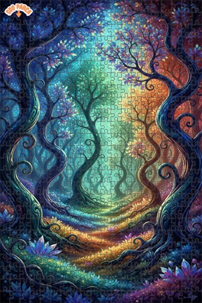 Teona Ahşap لغز خشبي مؤطر بطبقتين من ماسالسي أوراند دريم 500 قطعة 50x30