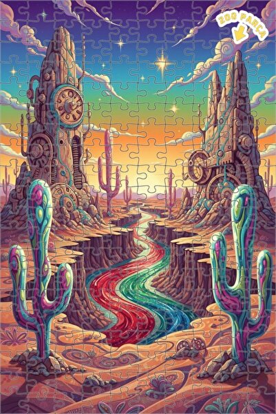 Teona Ahşap لغز خشبي بإطار مزدوج الطبقات من كريزي تشيلد ريف، 200 قطعة، 25×35