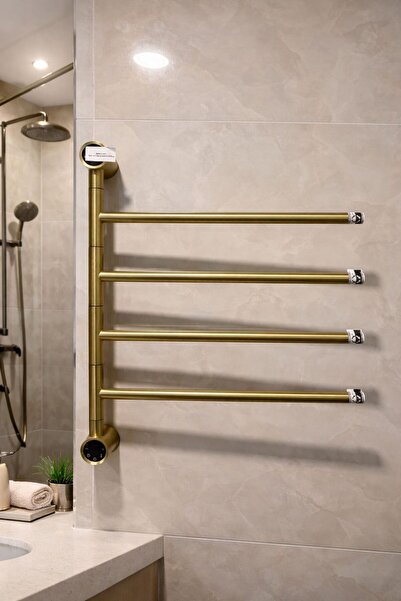 Termovan Elektrikli Havlupan 45x55x90 Cm 80 Watt ( Gold )