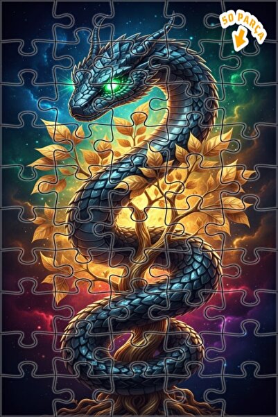 Teona Ahşap لوحة فنية حديثة بمظهر زيت الديكوباج على شكل شجرة التنين، لغز خشبي...