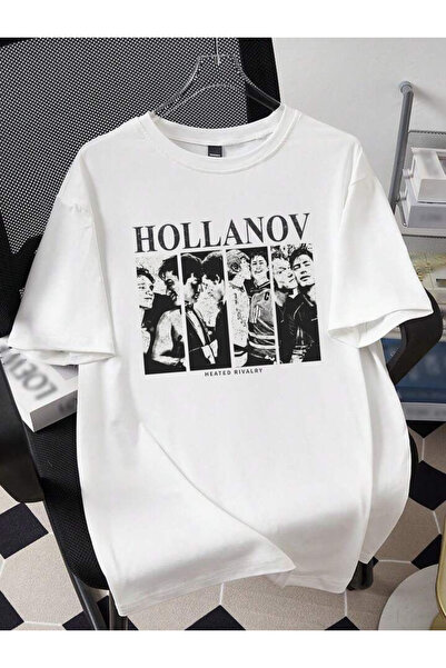 Store HEATED RIVALRY- Hollanov Beyaz T-shirt