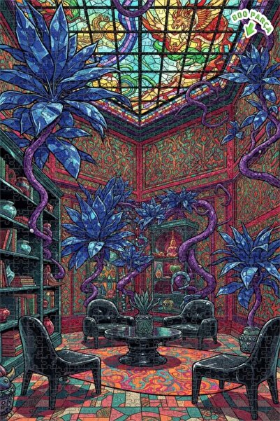 Teona Ahşap لغز خشبي رائع بإطار مزدوج الطبقات من فن الموزاييك للمكتبة 800 قطع...