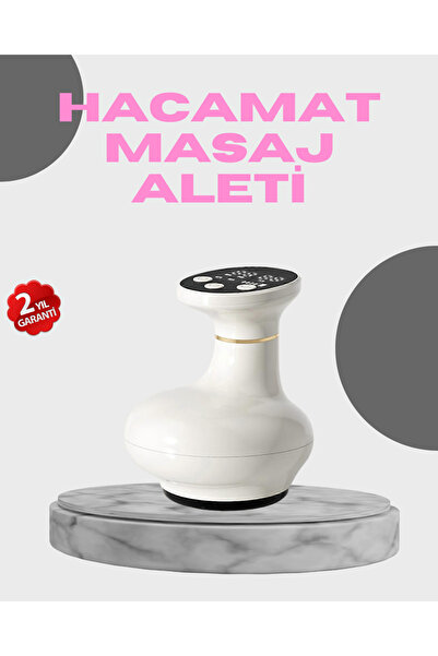 MBB ETİCARET Vakumlu Masaj Aleti Çok Kademeli Emme Isıtmalı Ev Tipi Terapi