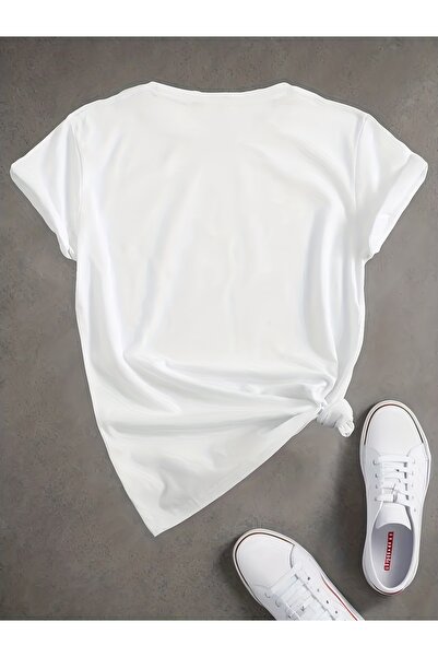 mercoledi Couple Combination 1 Piece Women's Model Valentine's Day Printed Comfortable Fit T-Shirt