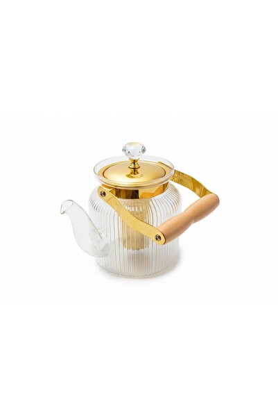 Other إبريق شاي من زجاج البوروسيليكات سعة 1.2 لتر