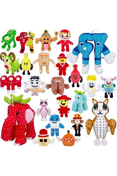 unbranded SET 5 PLUSH randomlySteal A Brainrot Game From School And '67' Figu...