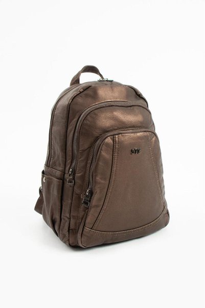 Baginn Y.S.Leather Women's Backpack 33*23 cm Vegan Leather Wash Faux Leather Soft Texture Daily Bag