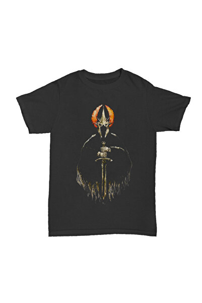 l'eivor Silmarillion & Lotr Special Detailed Design Printed Black Unisex T-Shirt