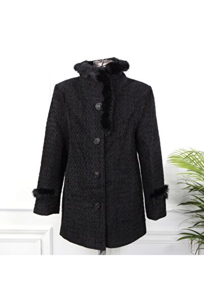 OEM Reja black fabric coat