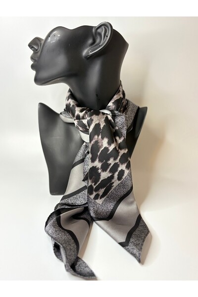 BHR AKSESUAR Patterned Square Scarf (70X70 cm)