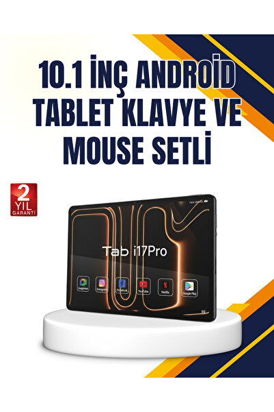 MBB ETİCARET Klavye Kalem Mouse Dahil Android Tablet Uzun Pil Ömürlü