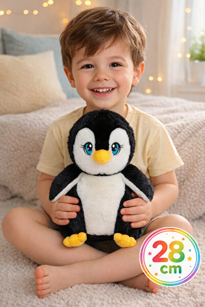 TOYFEST 28 cm Plush Penguin Toy – Soft Stuffed Cute Penguin Plush Children's Toy